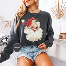 Retro Santa Cozy Winter Christmas Sweatshirt