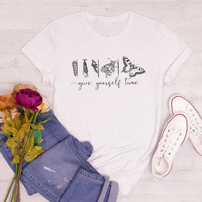 Give Youself Time Butterfly T-Shirt