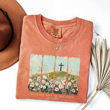 Retro Floral Cozy Religious T-Shirt