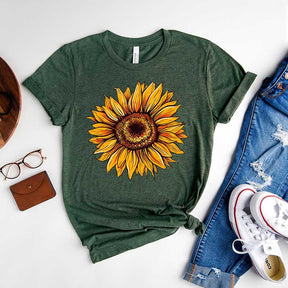 Funny Sunflower Sunshine Floral T-Shirt