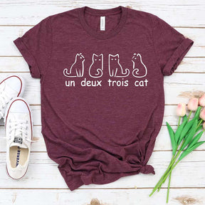 Un Deux Trois Cat T-Shirt