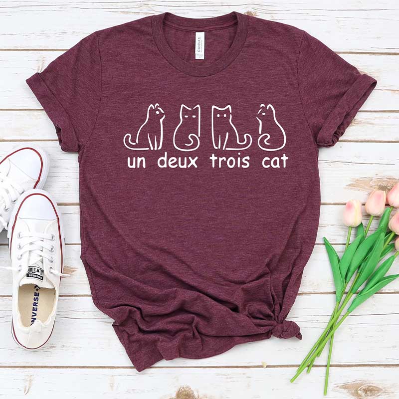 Un Deux Trois Cat T-Shirt