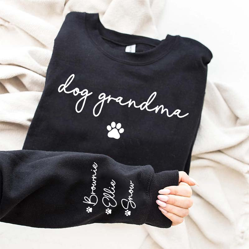 Custom Dog Grandma Pet Lover Sweatshirt