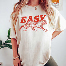 Easy Tiger Retro Boho Hippie T-Shirt