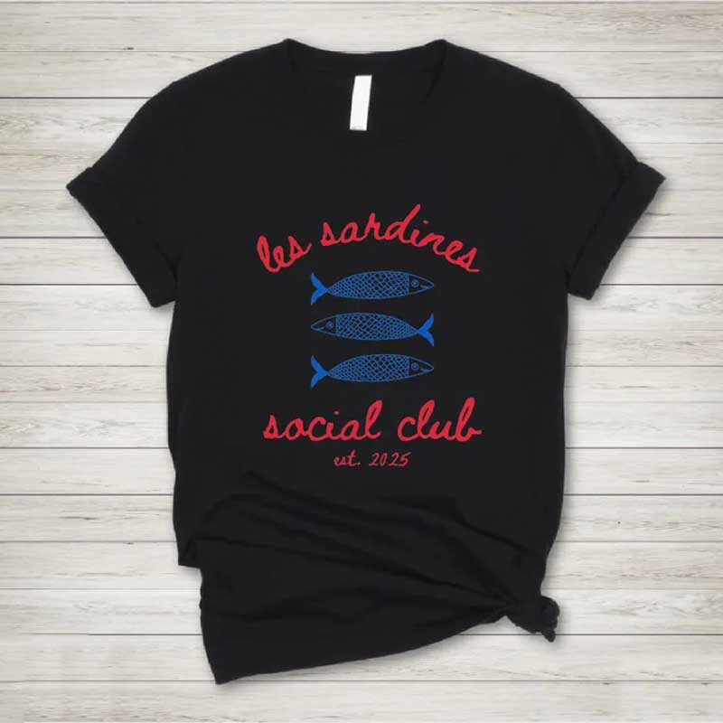 Les Sardines Social Club Fish T-Shirt