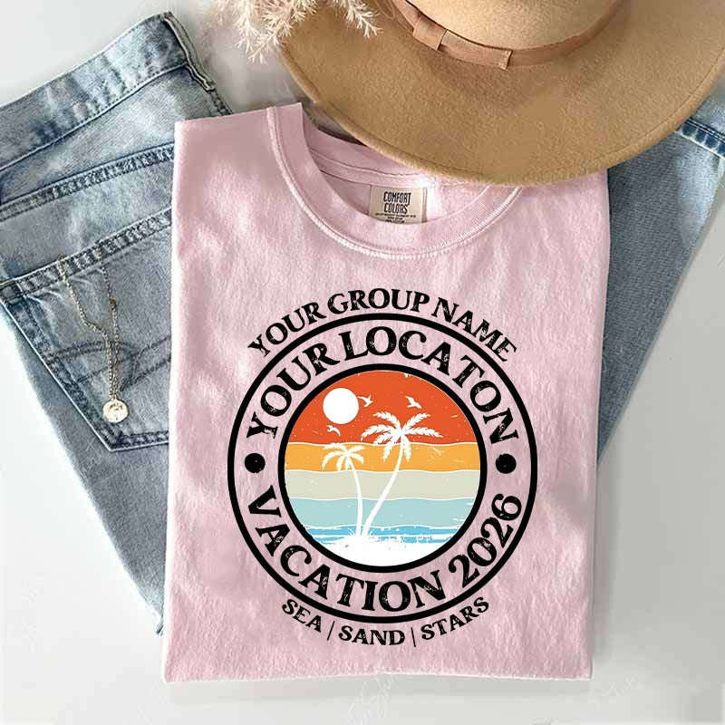 Custom Family Vacation T-Shirt