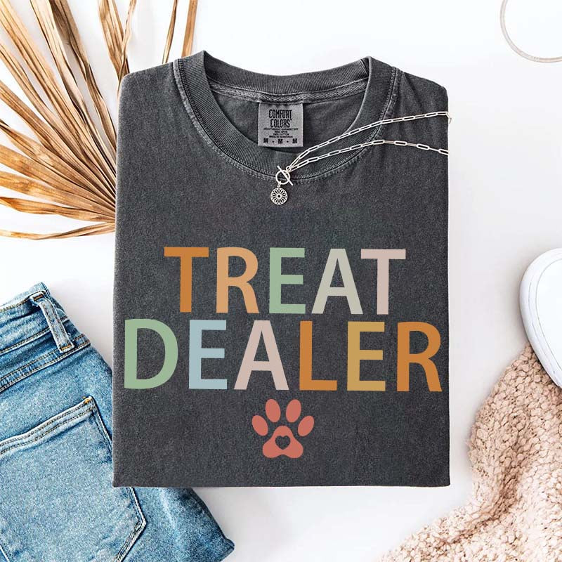 Comfort Colors Treat Dealer Dog T-Shirt