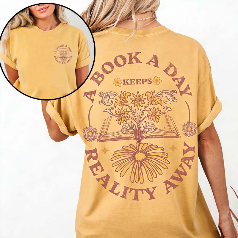 A Book a Day Bookish Reader T-Shirt