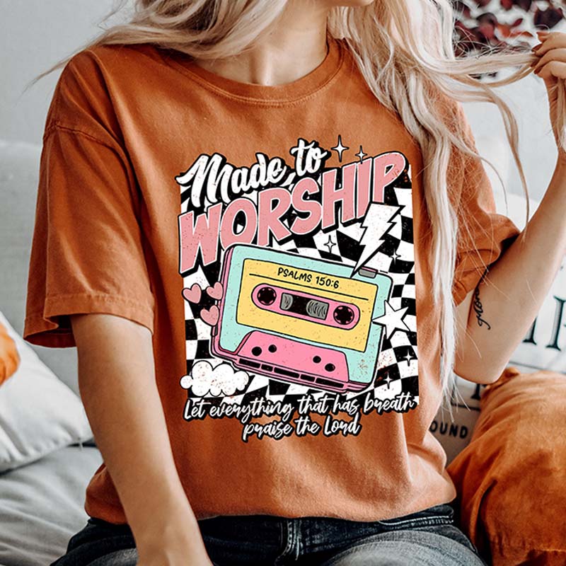 Made To Worship Religous T-Shirt