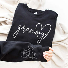 Custom Grandkids Names Grammy Sweatshirt