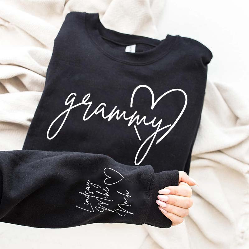 Custom Grandkids Names Grammy Sweatshirt