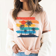 Retro Summer Vintage Style Sunset T-Shirt