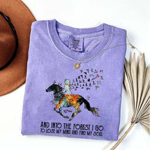 And Into the Forest I Go Equestrian Adventure T-Shirt
