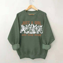 Just A Girl Who Loves Horses Sweatshirt
