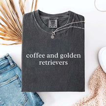 Coffee and Golden Retrievers T-Shirt