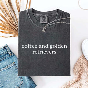 Coffee and Golden Retrievers T-Shirt