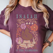 Boho Isaiah In The Wilderness Flower T-Shirt