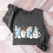 Winter Coffee Cups Sweatshirt
