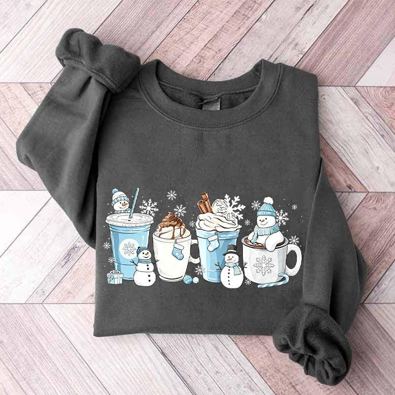 Winter Coffee Cups Sweatshirt