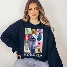 Custom Dog Concert Collage Sweatshirt