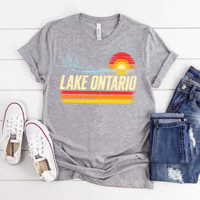 Great Lake Ontario Sunset Outdoor T-Shirt