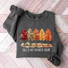 Fall Is My Favorite Color Tree Sweatshirt