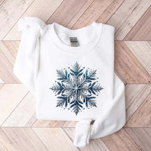 Blue Snowflakes Sweatshirt