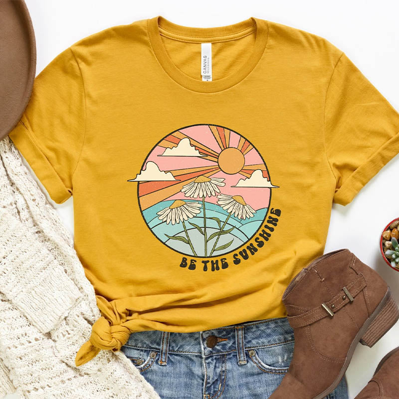 Be The Sunshine Boho Summer T-shirt