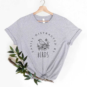 Easily Distracted by Birds Watching T-Shirt