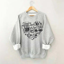 Book Heart Sweatshirt