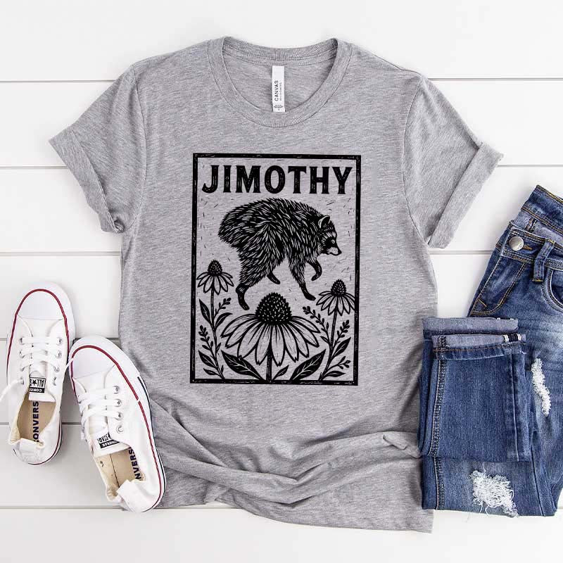 Jimothy Trendy Raccoon Meme T-Shirt