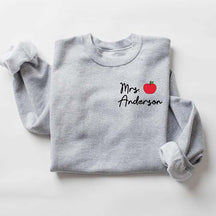 Custom Teacher Last Name Sweatshirt
