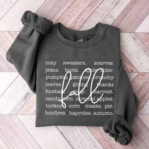 Fall Definition Words Sweatshirt
