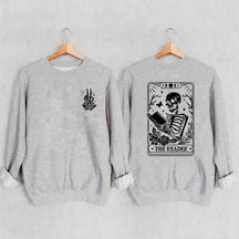 The Reader Tarot Card Front And Back Printing Sweatshirt