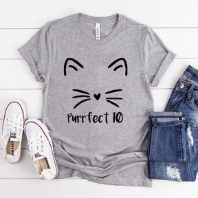 Purrfect 10 Cat T-Shirt