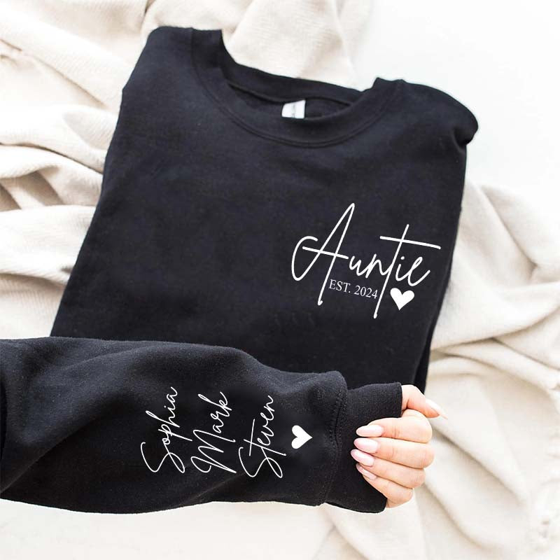 Personalized Nieces Nephews Names Year Sweatshirt