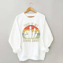 This Is My Spare Retro Bowling Sweatshirt