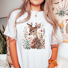 Woodland Animal Baby Deer T-Shirt