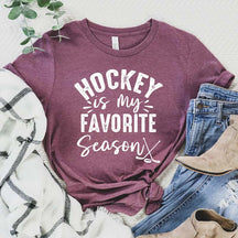 Funny Hockey Is My Favorite Season T-Shirt