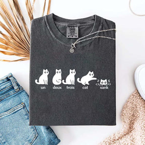 Un Deux Trois Cat Cute T-Shirt