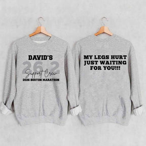 Custom Marathon Support Crew Sweatshirt