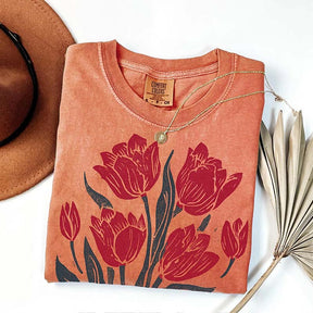 Retro Linocut T-Shirt