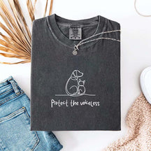 Protect Animals Dog Cat Lover T-Shirt