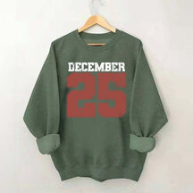 Retro December 25 Christmas Sweatshirt