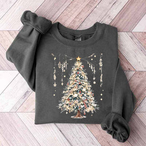 Cute Christmas Tree Vintage Sweatshirt
