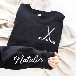 Personalized Hockey Name Sweatshirt