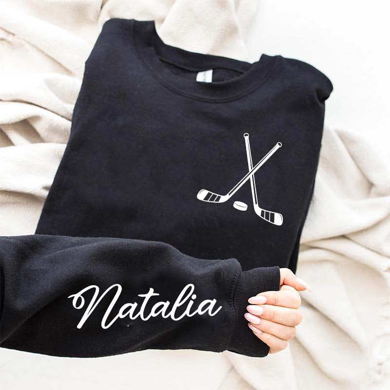Personalized Hockey Name Sweatshirt