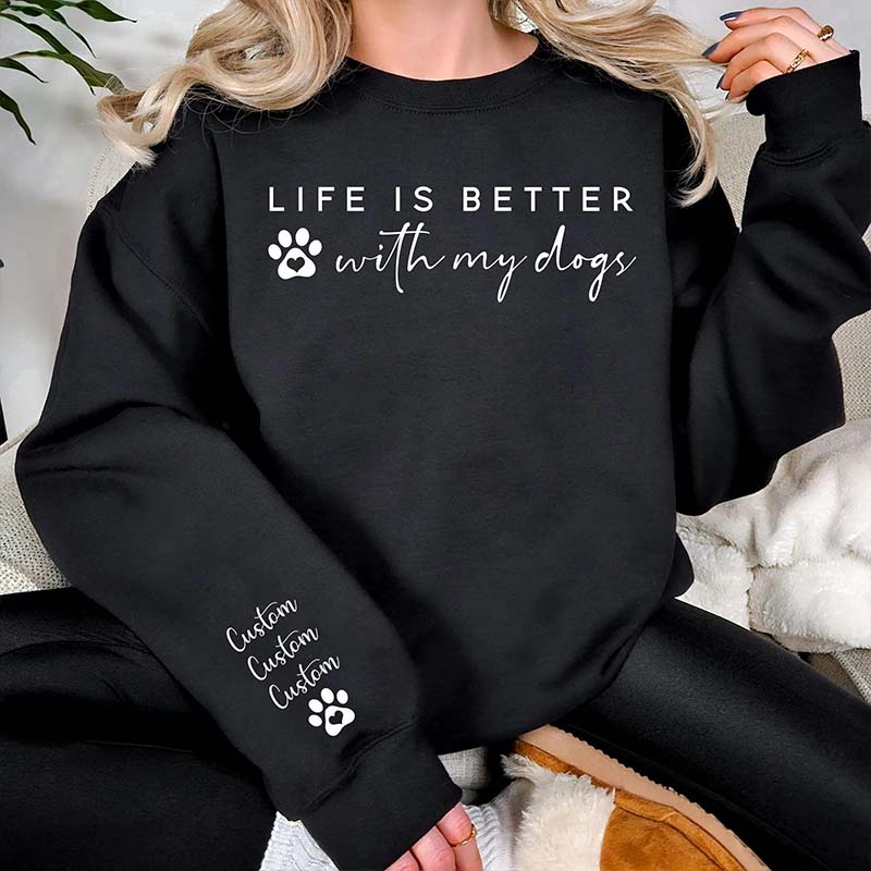 Custom Dog Mom Sweatshirt