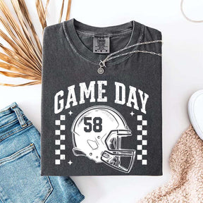 Football Season Game Day Custom Number T-Shirt