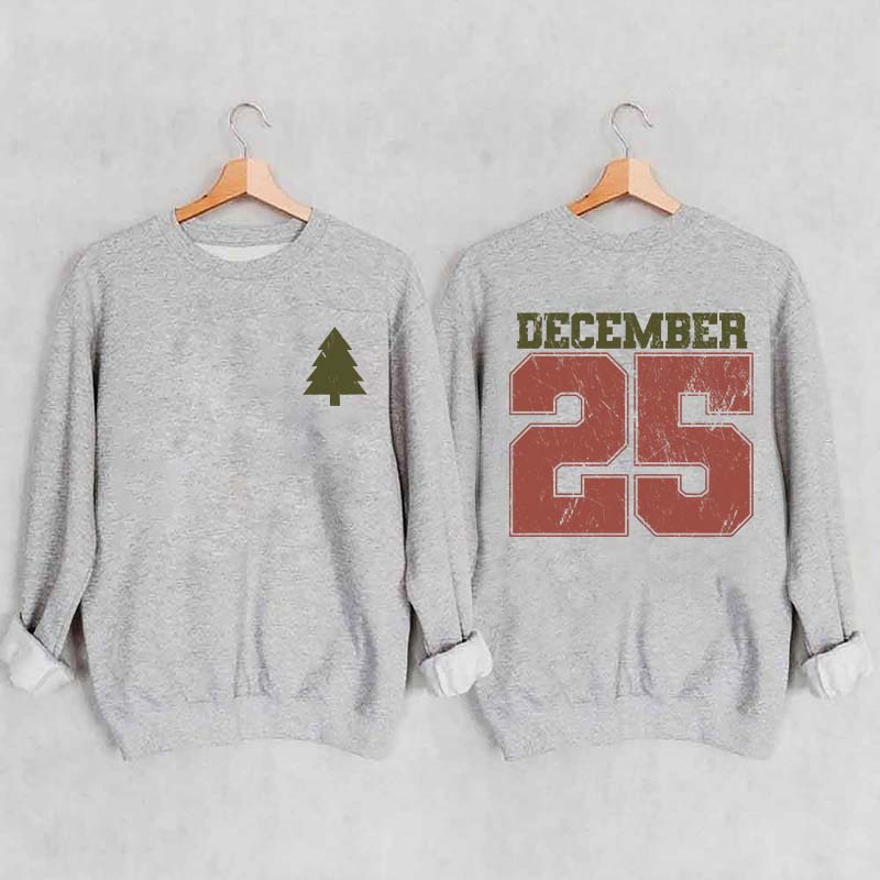 Distressed December 25 Sweatshirt